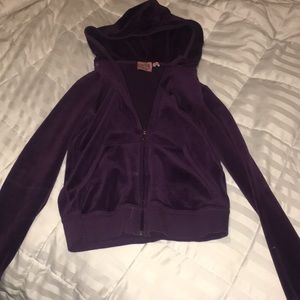 Juicy couture velour zipup